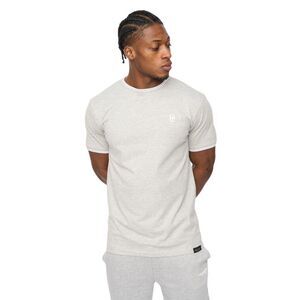Crosshatch Mens Preece T-Shirt / Grey Marl